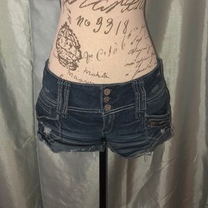 Almost Famous Distressed Jean Shorts